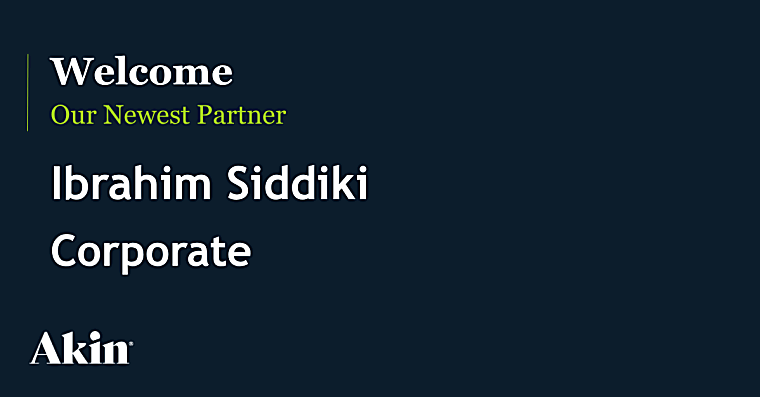 Akin Continues Saudi Arabia Expansion with Addition of Ibrahim Siddiki