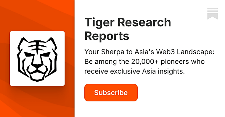 Korea Crypto Market: A Guide to the Rest of 2026 - Tiger Research
Reports