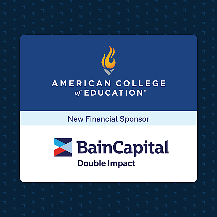 American College of Education Receives Strategic Growth Investment
from Bain Capital Double Impact - baincapital.com