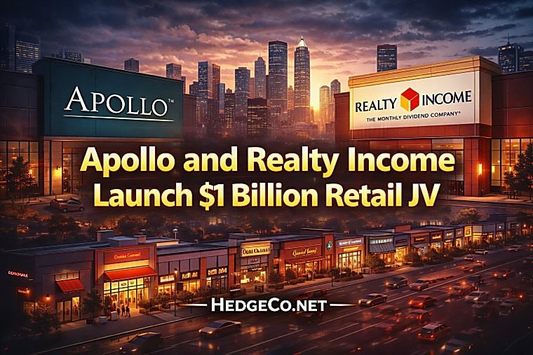 Apollo and Realty Income Launch $1 Billion Retail Joint Venture: