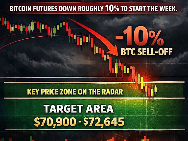 Bitcoin Futures Slide 10% as Order Flow Signals Continued Downside
Risk - investinglive.com