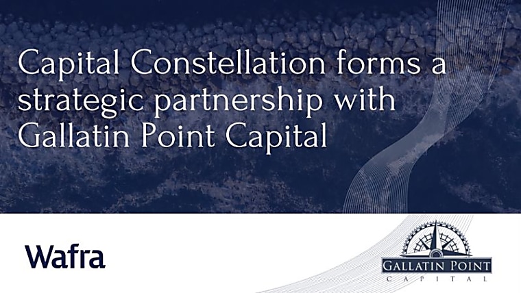 Capital Constellation forms strategic partnership with Gallatin Point
Capital