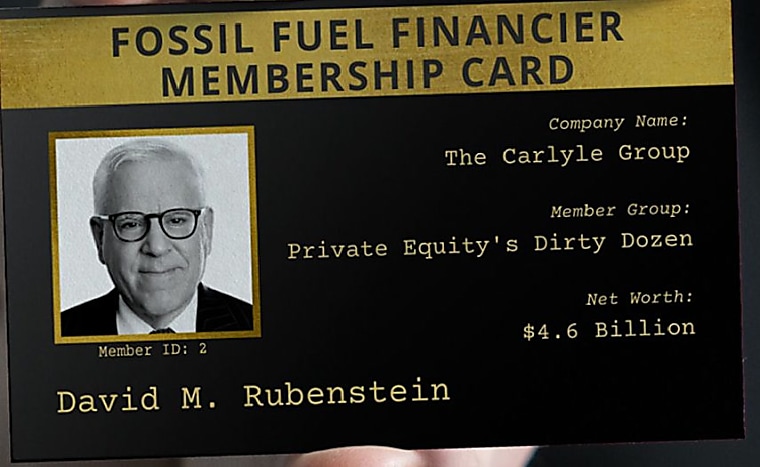 Cleanup Carlyle campaign shines light on Rubenstein’s powerful
positions - Private Equity Stakeholder Project PESP