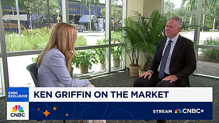 CNBC Exclusive: Excerpts: Citadel Founder & CEO Ken Griffin Speaks
with CNBC’s Sara Eisen on “Money Movers” Today - CNBC