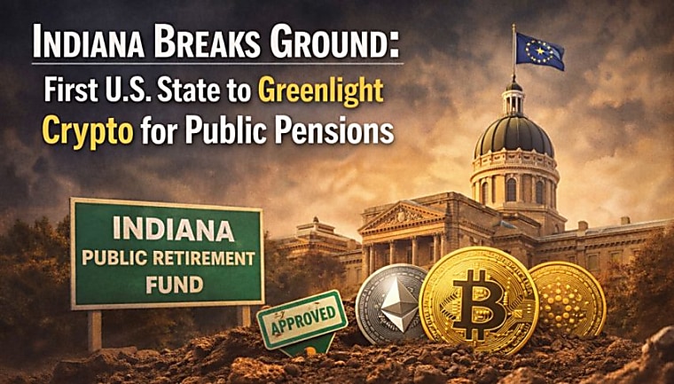 Indiana Breaks Ground: First U.S. State to Greenlight Crypto for
Public Pensions - FXLeaders