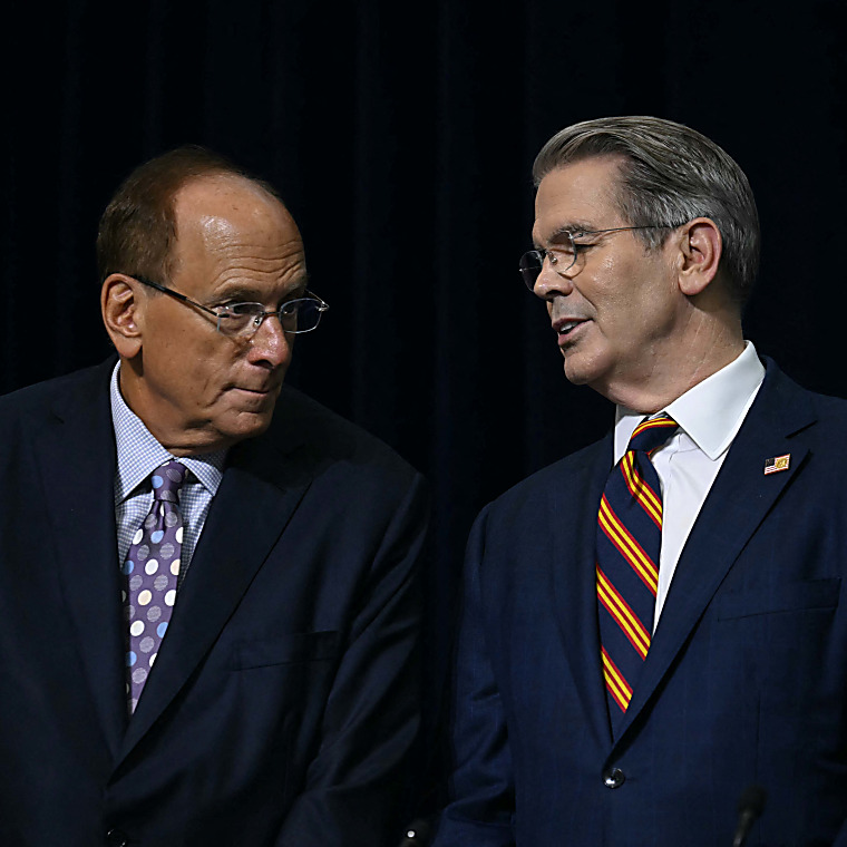 Michael Saylor helped convince BlackRock about Bitcoin, says Larry
Fink - thestreet.com