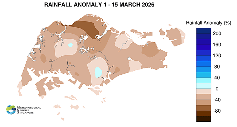 More Warm Days Expected In Second Half Of March 2026 - National
Environment Agency (NEA)
