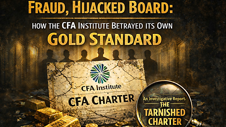 Opalesque Exclusive: Fraud, Hijacked Board - How the CFA Institute
Betrayed Its Own Gold Standard