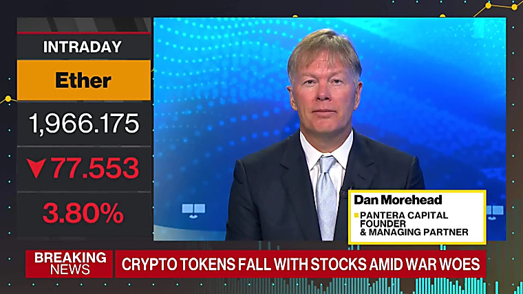 Pantera's Morehead discusses Crypto Prices, Firm's Investments -
Bloomberg