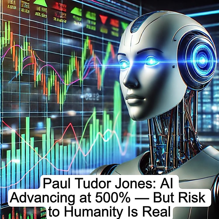 Paul Tudor Jones: AI Advancing at 500% — But Risk to Humanity Is
Real - The Acquirer's Multiple