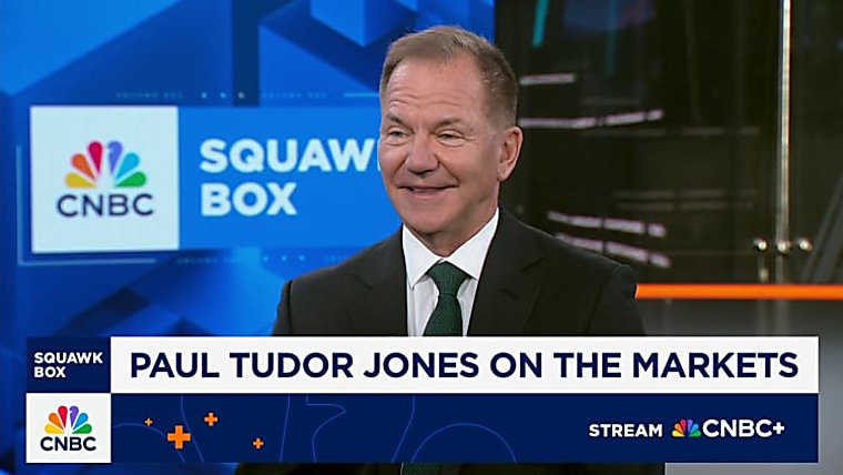 Paul Tudor Jones says ingredients are in place for massive rally
before a 'blow off' top to bull market - cnbc.com