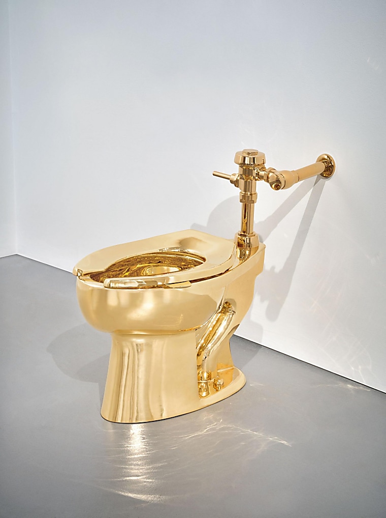 Steve Cohen Is Selling Maurizio Cattelan’s $10 Million Gold Toilet.
He Stands to Make a Killing - news.artnet.com