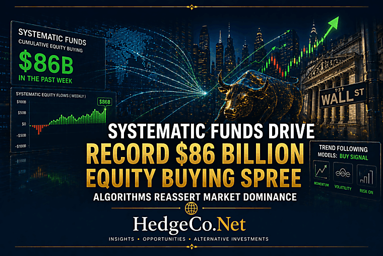 Systematic Funds Drive Record $86 Billion Equity Buying Spree as
Algorithms Reassert Market Dominance