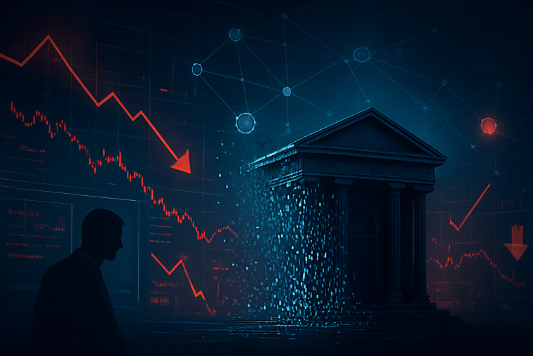 The great financial de-leveraging: hedge funds pivot aggressively
against banks and fintech