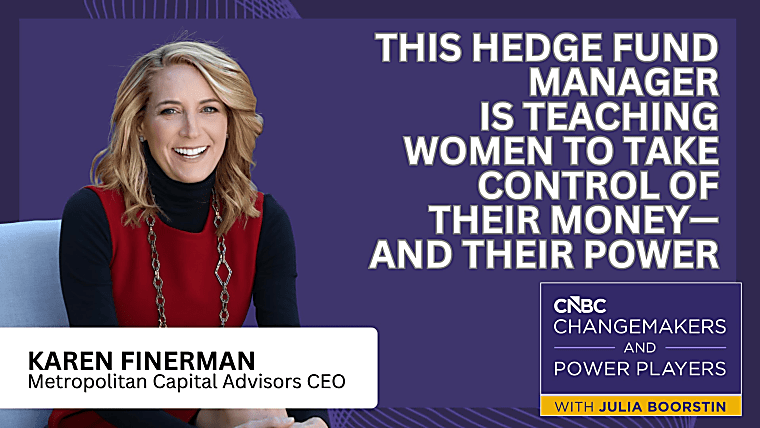 This hedge fund manager is teaching women to take control of their
money — and their power - CNBC