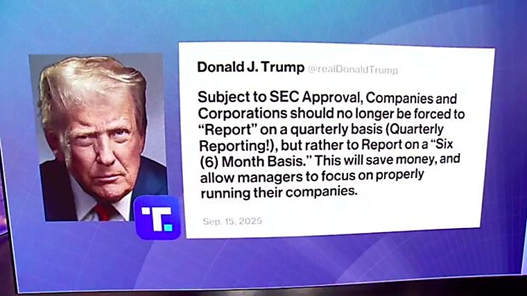 Trump allies push SEC to scale back quarterly reporting rules