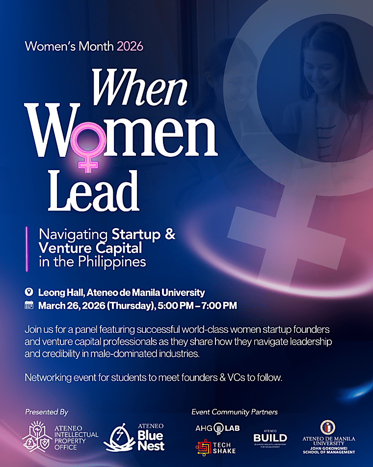 When Women Lead: Women in Startups and Venture Capital - Ateneo de
Manila University