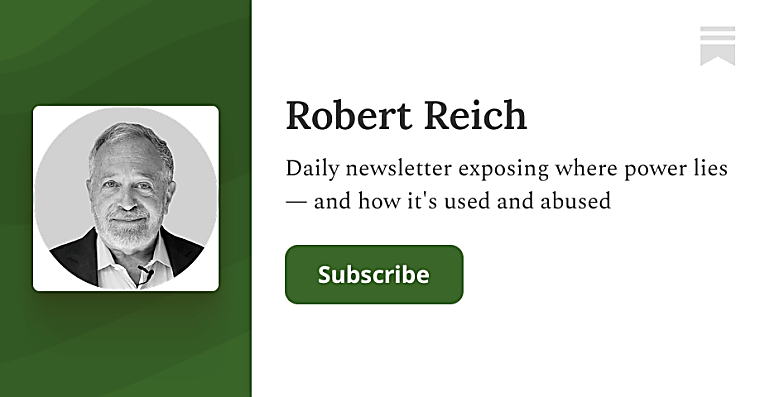 Stop Private Equity from Profiting while Our Communities Burn - Robert
Reich | Substack