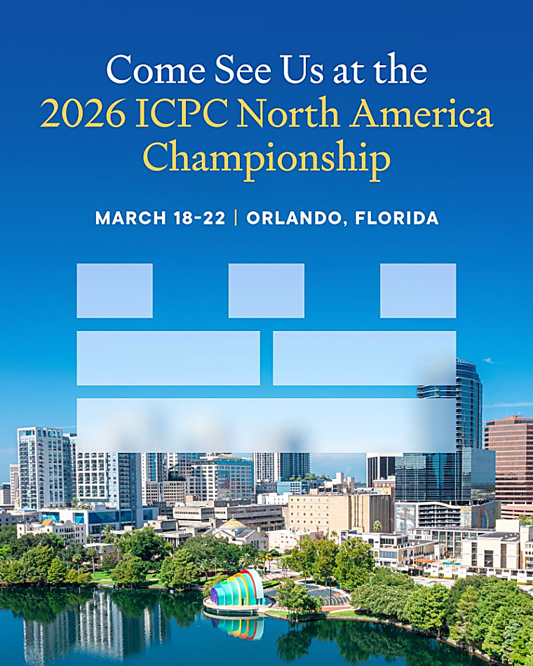 We’re headed to the 2026 ICPC North America Championship starting
March 18 and can’t wait for a few exciting days of competition!...