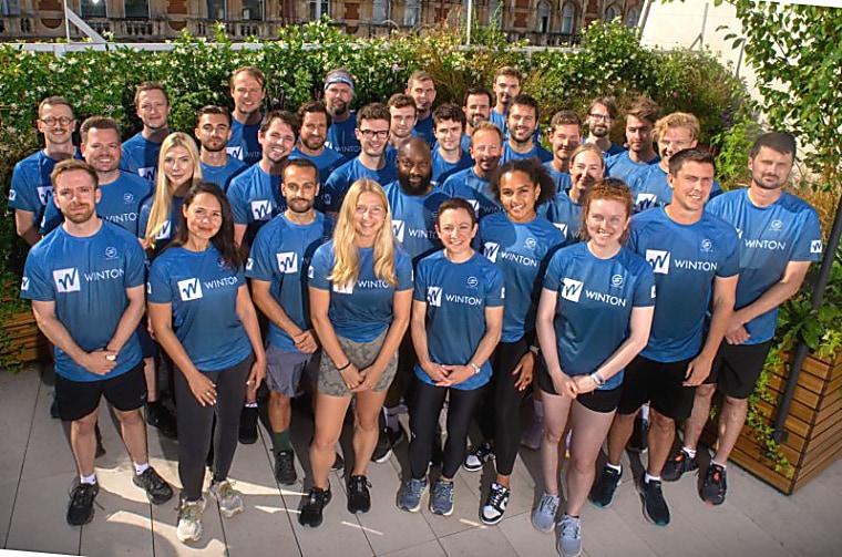 Winton's team spirit was in full stride last week as 35 employees took
part in the 49th annual J.P. Morgan Corporate Challenge at Battersea
Park. Congratulations to everyone who participated!