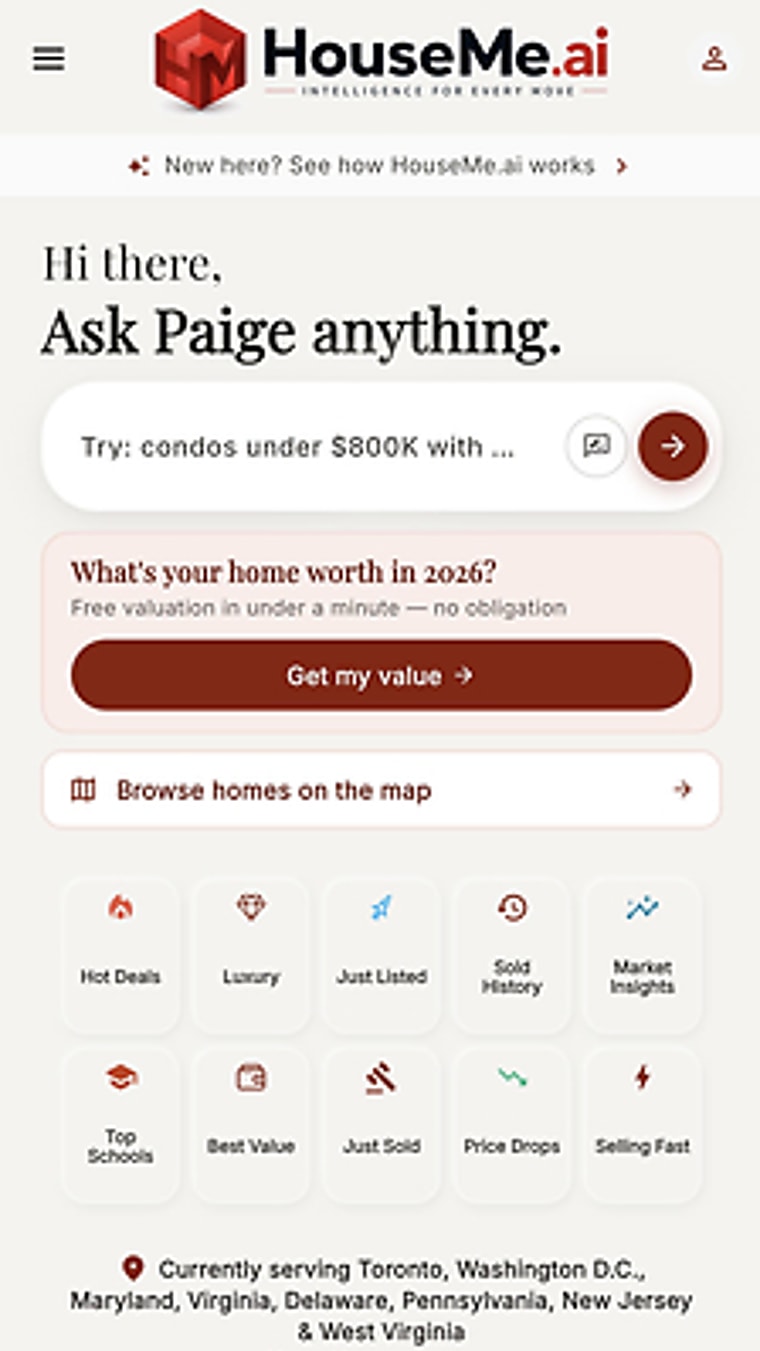 HouseMe.ai, the World's First AI Lifestyle Search Platform for Real
Estate, Officially Launches in the United States