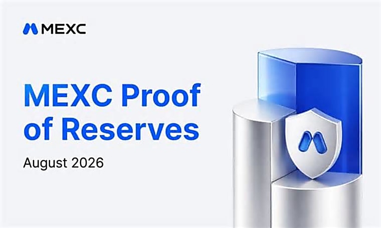 MEXC’s August 2026 proof of reserves confirms user assets fully
backed as reserve ratios remain above 100%