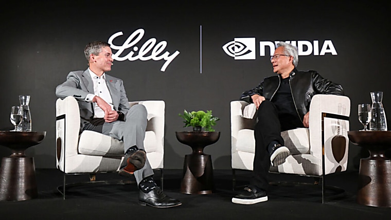 Nvidia CEO to Lilly CEO: You Were Running Around the Forest …