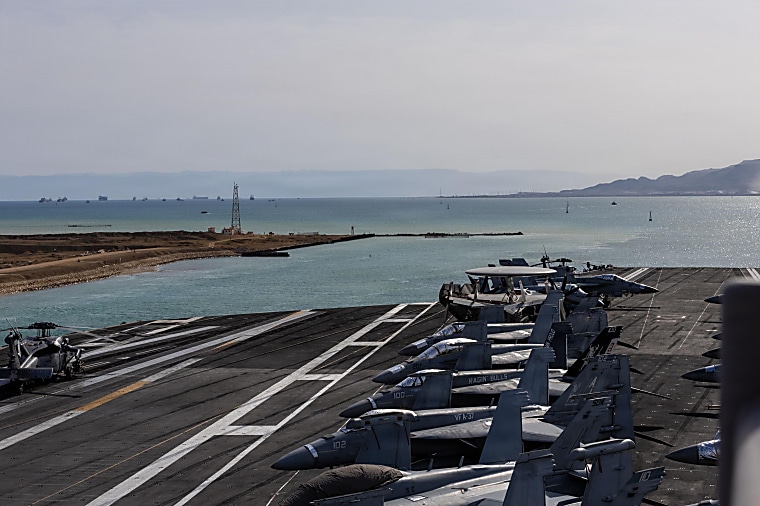 US Navy’s Newest Supercarrier Transited The Suez Canal, Entered Red
Sea