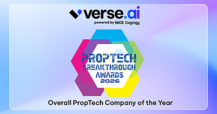 Verse.ai Honored as 2026 "Overall PropTech Company of the Year" in
PropTech Breakthrough Awards Program