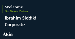 Akin Continues Saudi Arabia Expansion with Addition of Ibrahim Siddiki