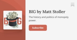 Monopoly Round-Up: How Big Tech Earnings Show the Stock Market Is Being Manipulated - BIG substack.