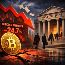 Bitcoin futures demand sinks to 2024 lows: Are institutions exiting? - MEXC