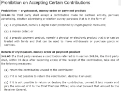 Canada advances bill to ban crypto political donations - TradingView