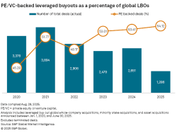 Large deals push leveraged buyout total higher; private equity entry value grows - S&amp;P Global
