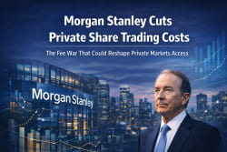 Morgan Stanley Cuts Private Share Trading Costs: