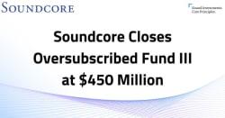 Soundcore Capital Partners Closes Fund III at $450 Million Above Target