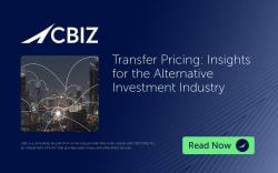 Transfer Pricing: Insights for the Alternative Investment Industry - CBIZ