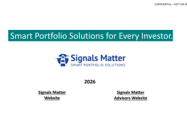Signals Matter Partners, LP - Investor Presentation September 2026