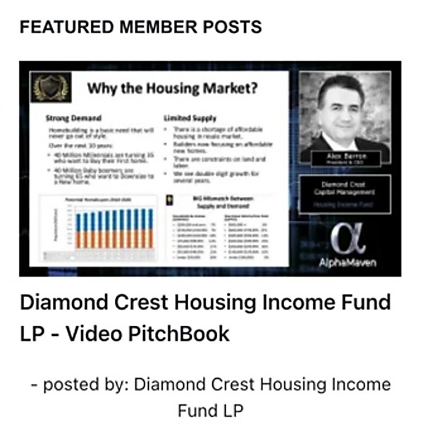 AlphaMaven Featured Member Post